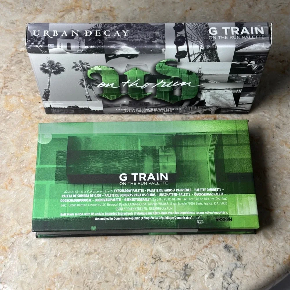 Urban Decay G Train On The Run Eyeshadow Palette 8 Shades